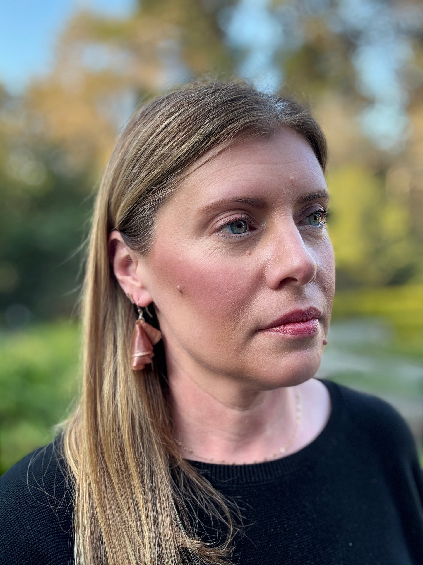 Wooden Earrings from Scraps