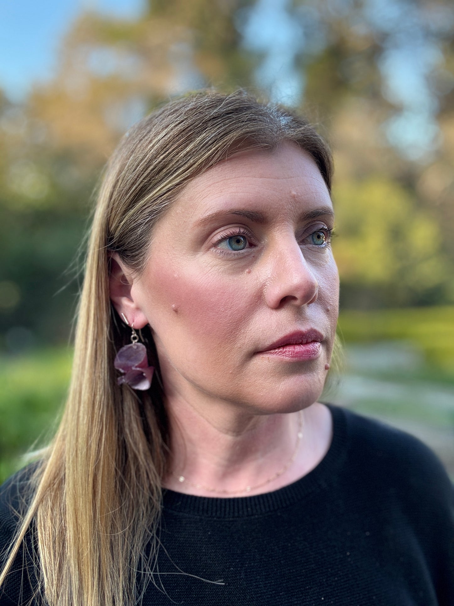 Wooden Earrings from Scraps